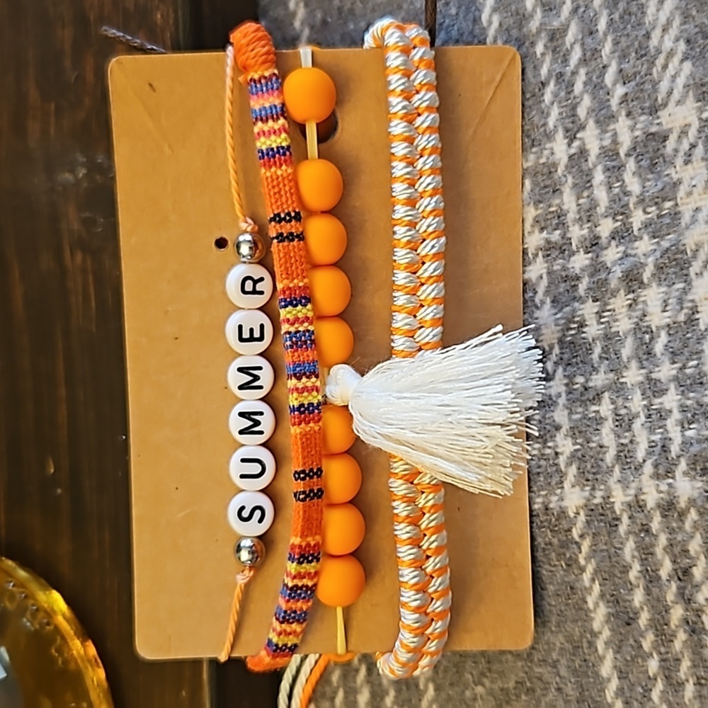 Summer Combo Stacking Layered Bracelets